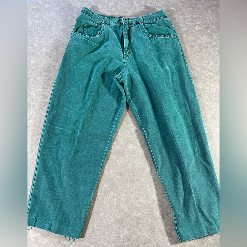 Vintage SLICK jeans wear Green Men’s Jeans Straight fit Size 38